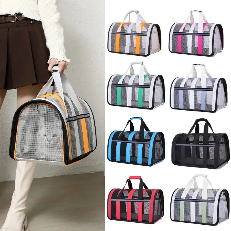 Breathable Foldable Pet Travel Carrier