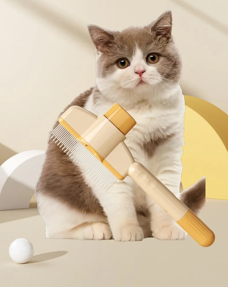 Self-Cleaning Pet Grooming Brush