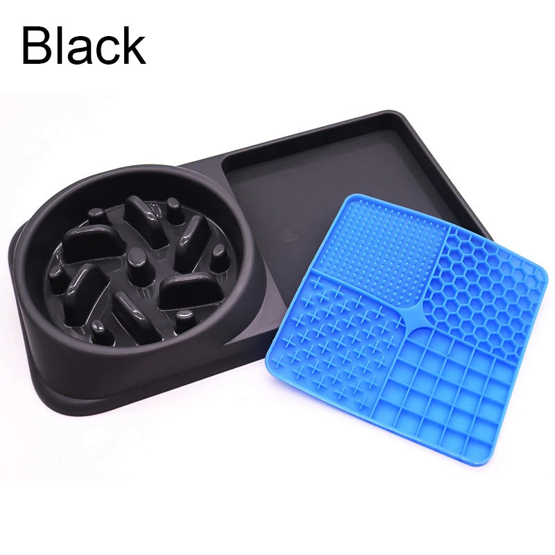 2-in-1 Silicone Slow Feeder & Lick Mat for Dogs