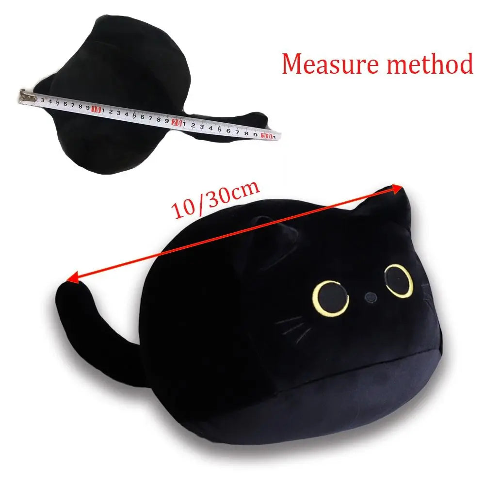 Black Cat Plush Pillow Toy