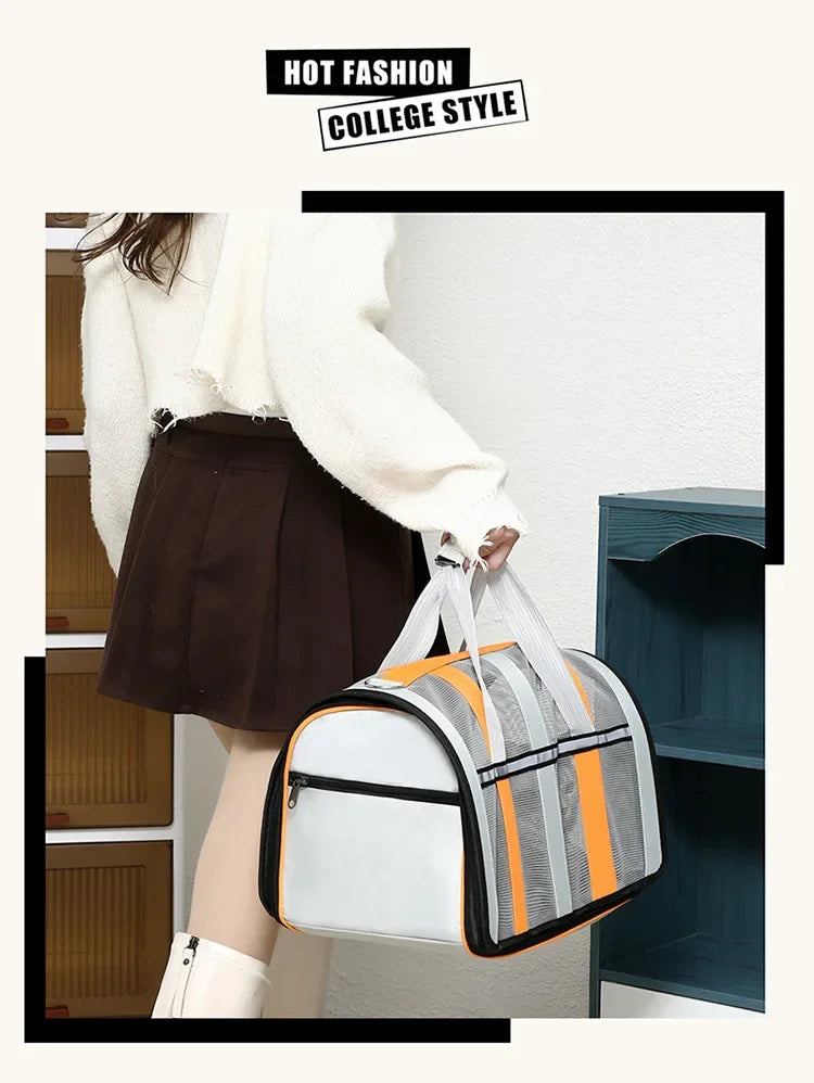 Breathable Foldable Pet Travel Carrier