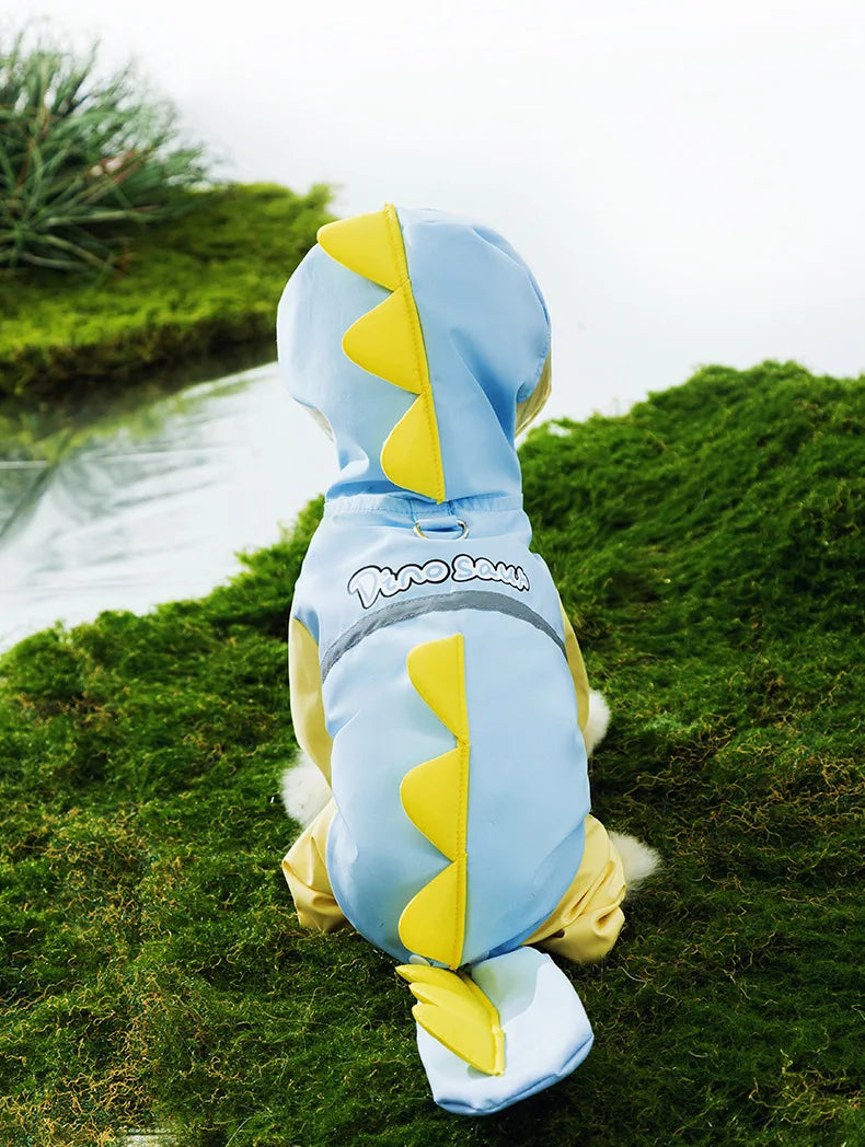 Dinosaur Dog Raincoat