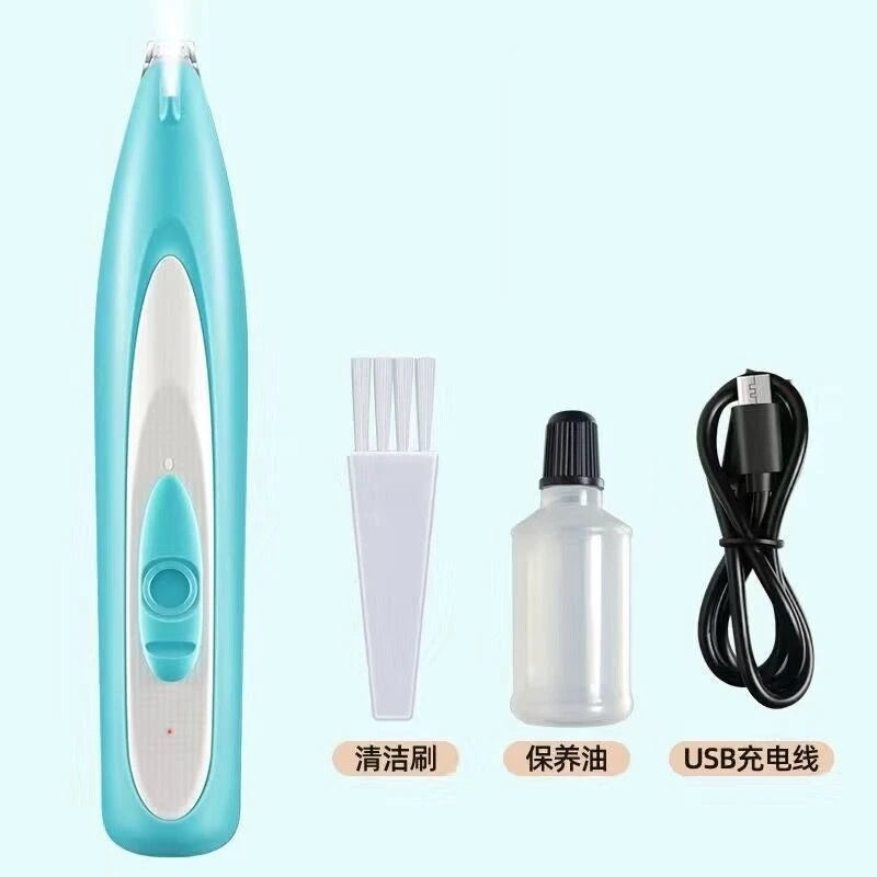 Cordless Pet Grooming Clippers with LED Light