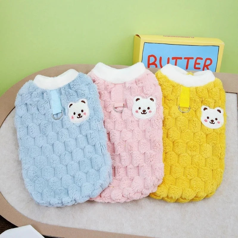 Bear Print Pet Sweater