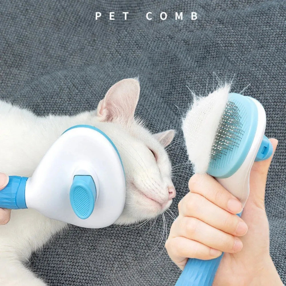 Stainless Steel Pet Grooming & Deshedding Brush