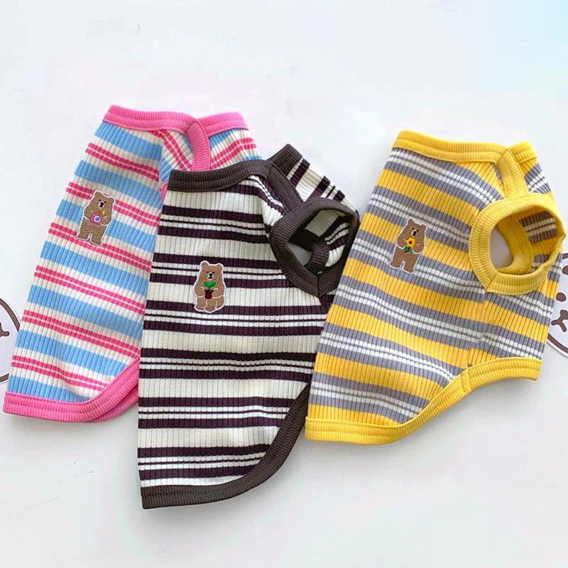 Striped Dog Vest