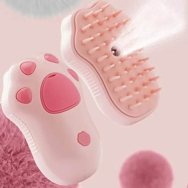 3-in-1 Steam Pet Grooming Brush