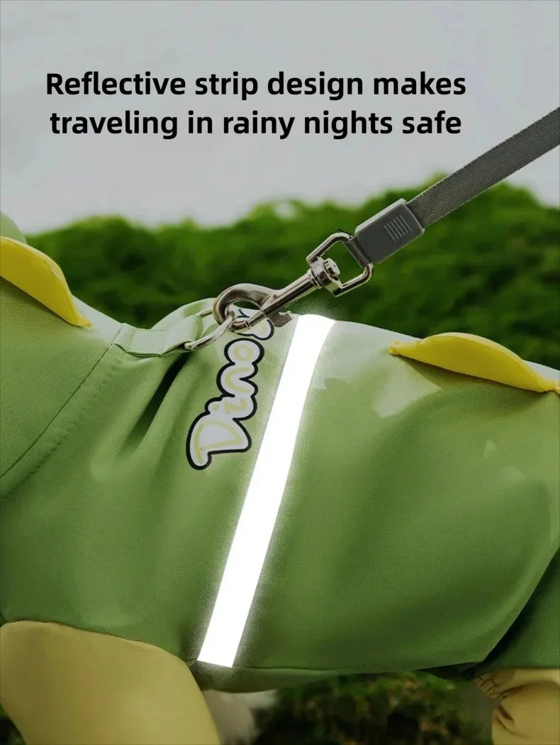Dinosaur Dog Raincoat