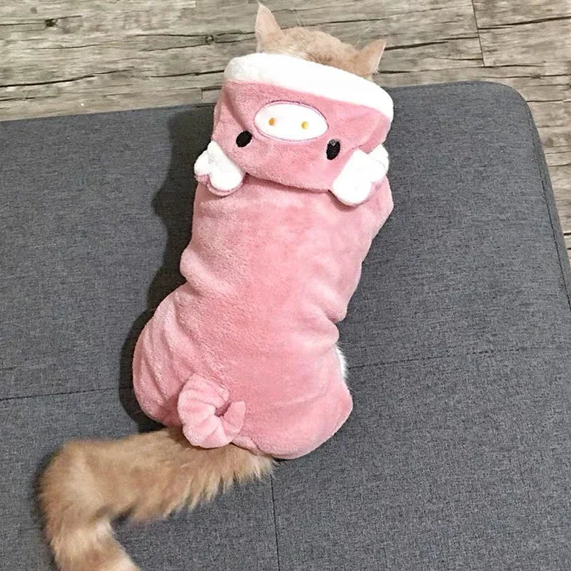 Coral Fleece Pet Costume