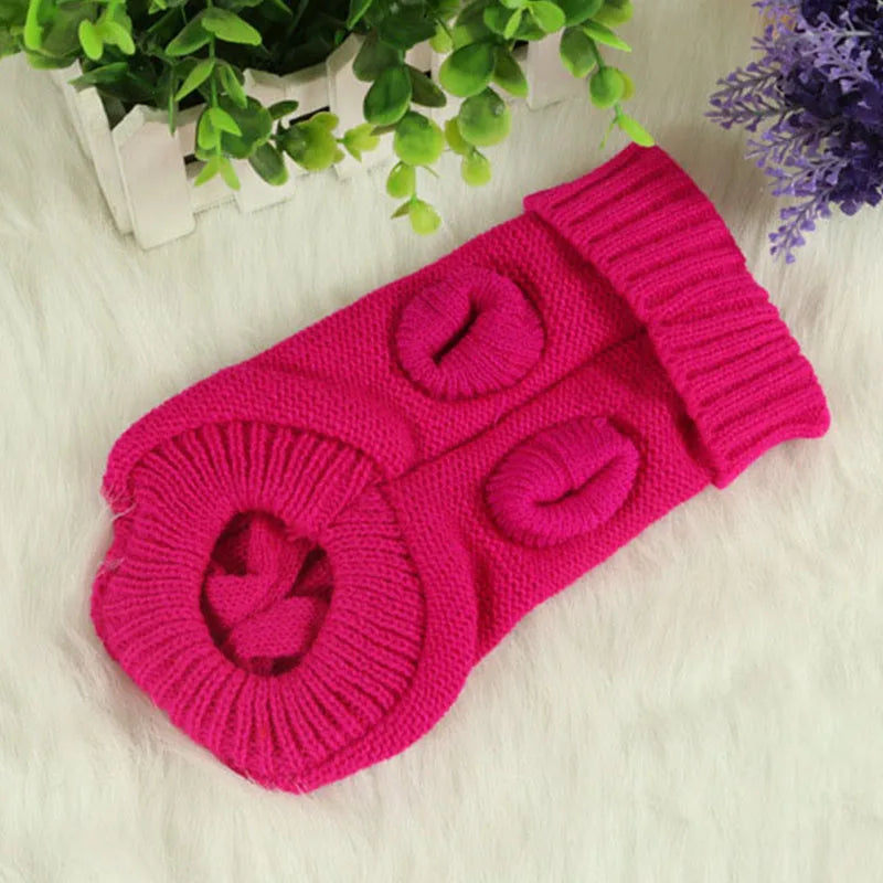 Knitted Dog Sweater