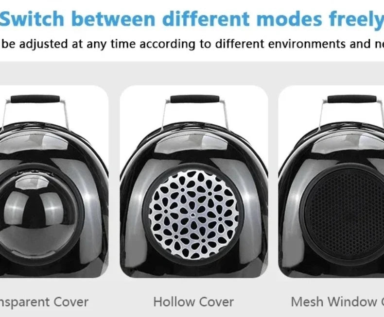 Transparent Space Capsule Pet Carrier Backpack