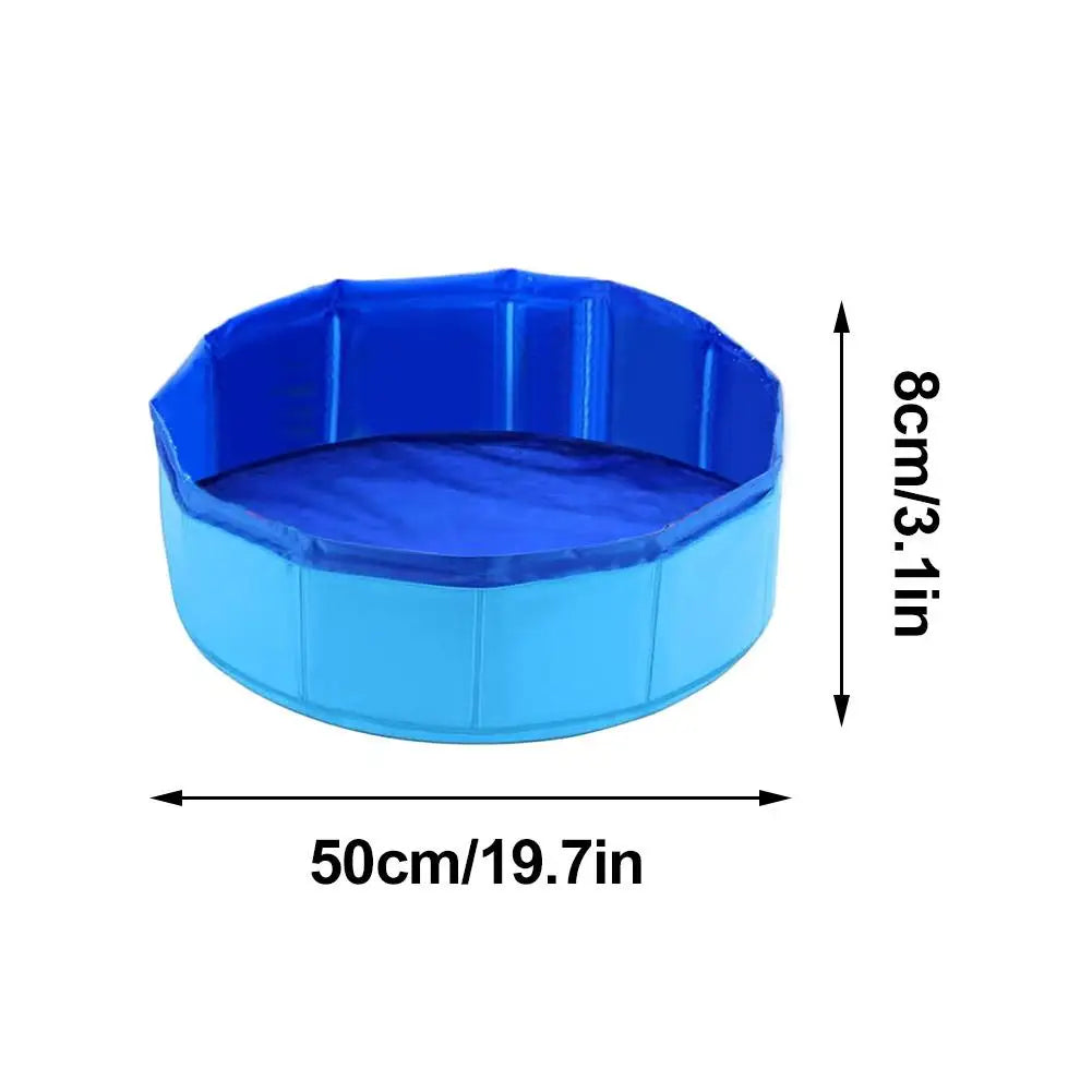 Foldable Pet Splash Pool & Interactive Water Toy