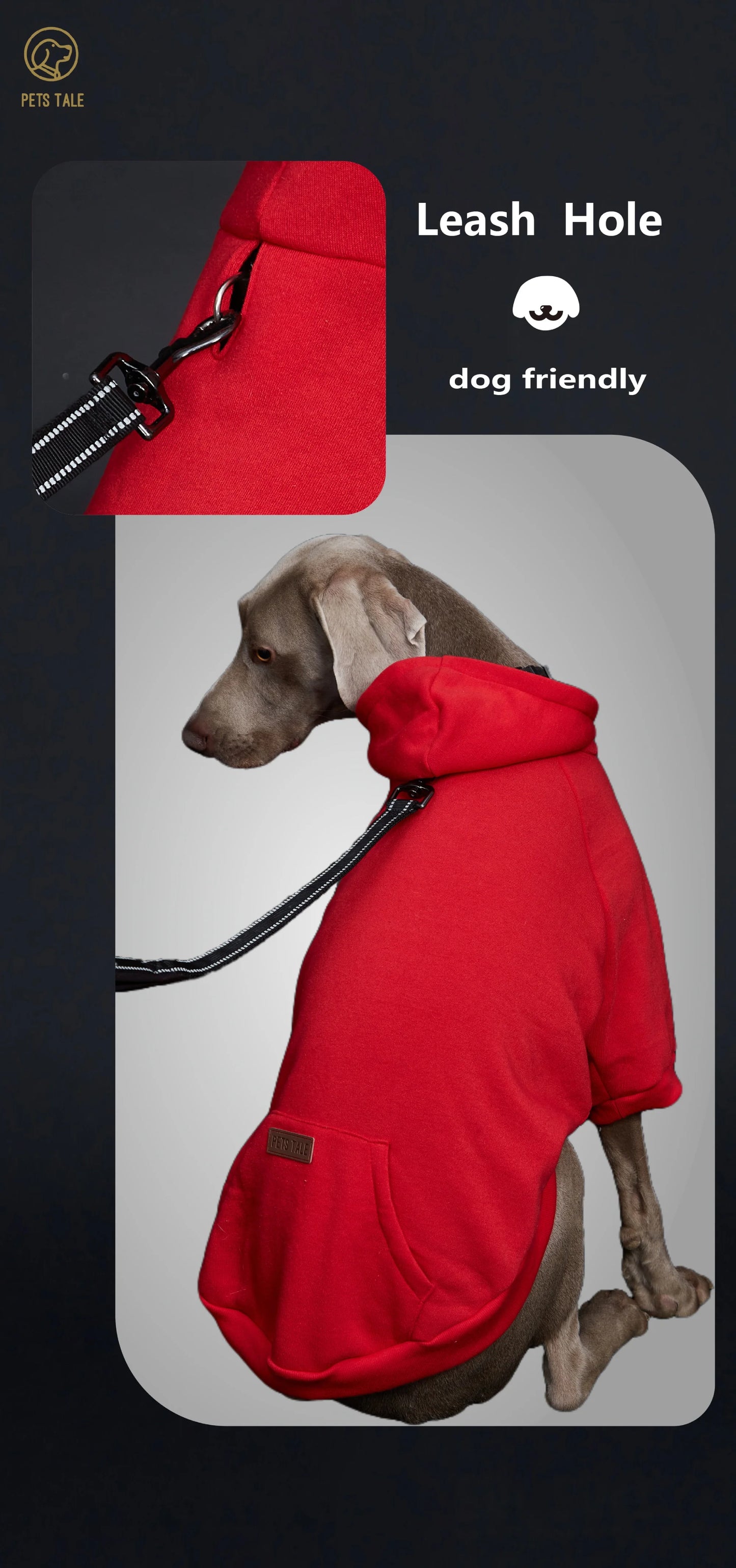 Dog Hoodie with Pocket