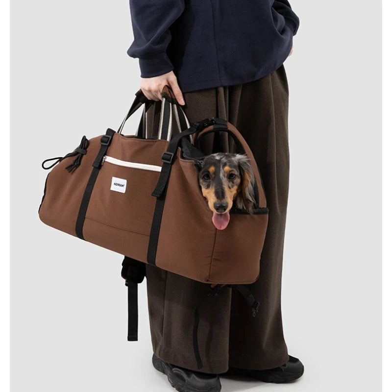 Nylon Dachshund Carrier Backpack