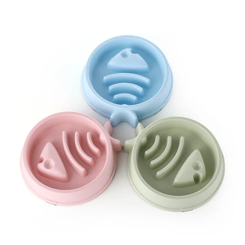 Non-Slip Slow Feeder Bowl for Dogs & Cats