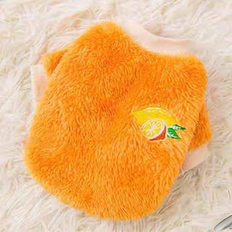 Fruit Print Pet Hoodie