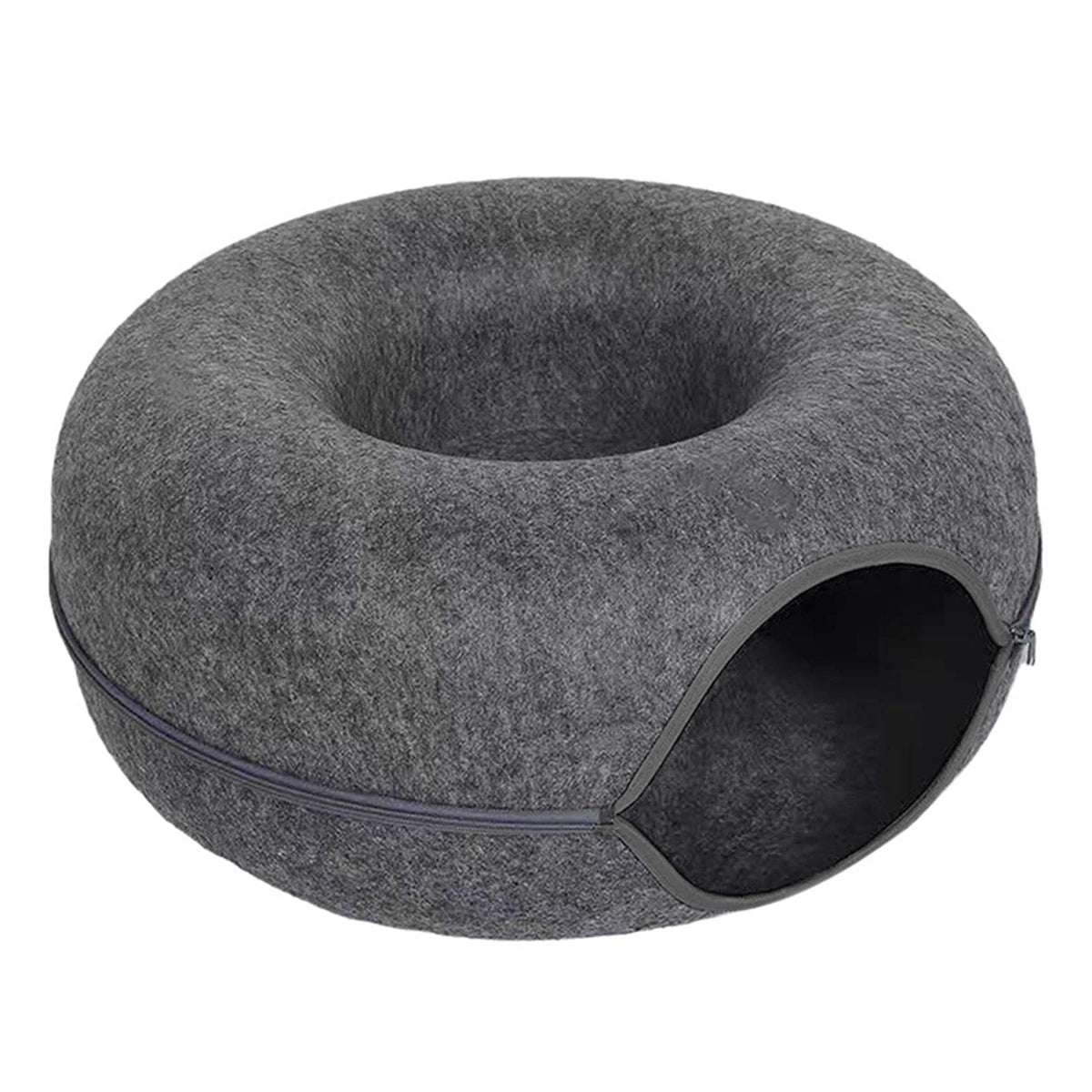 Donut Cat Tunnel Bed & Interactive Toy