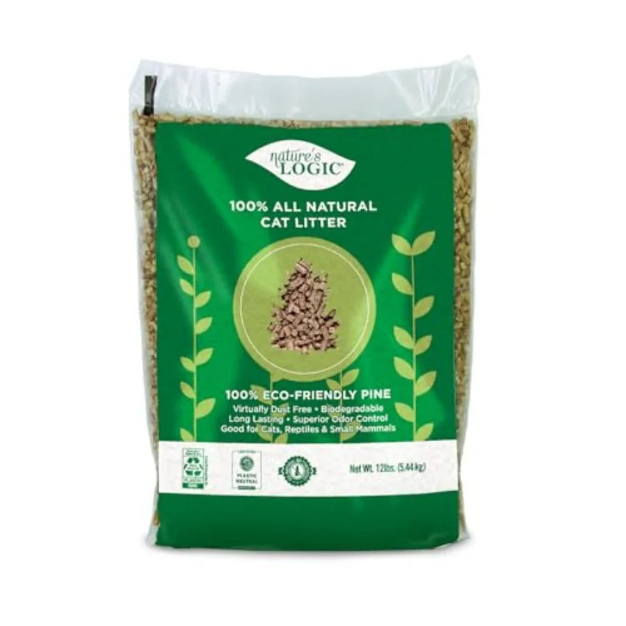 100% Natural Pine Pellet Cat Litter – Dust-Free & Biodegradable