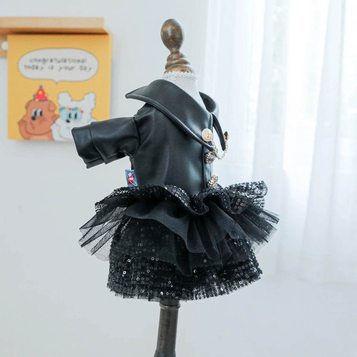 Punk Sequin Pet Dress