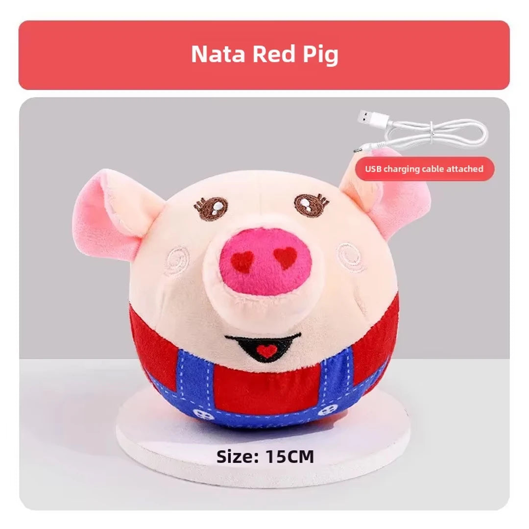 Interactive USB Rechargeable Jumping Dog Toy