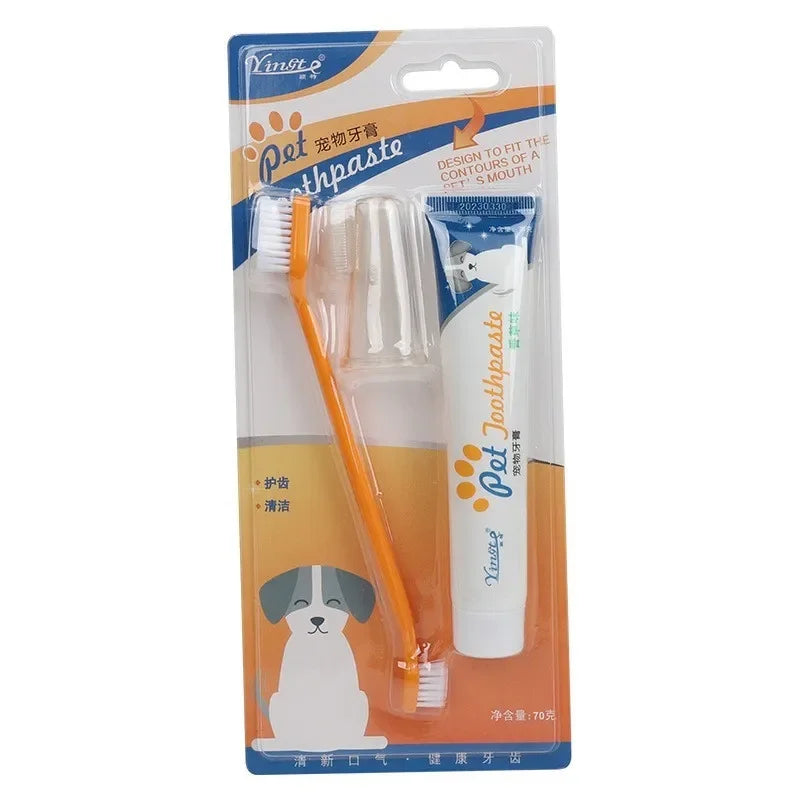 Pet Toothbrush & Toothpaste Care Kit