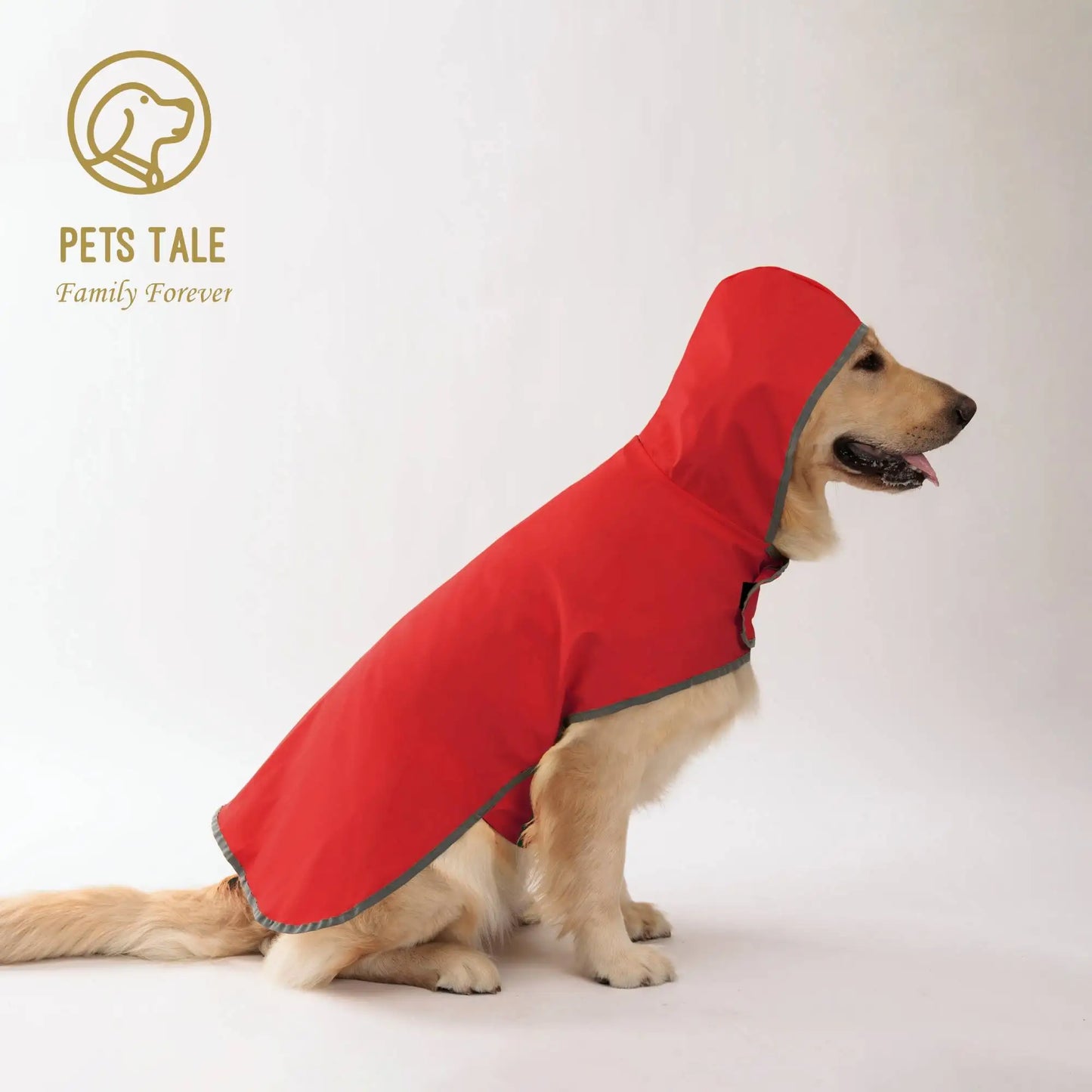 Double-Layer Reversible Dog Raincoat