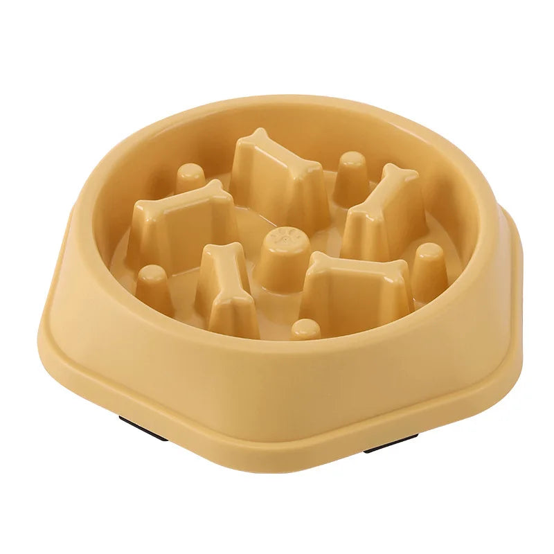 Non-Slip Slow Feeder Bowl for Dogs & Cats