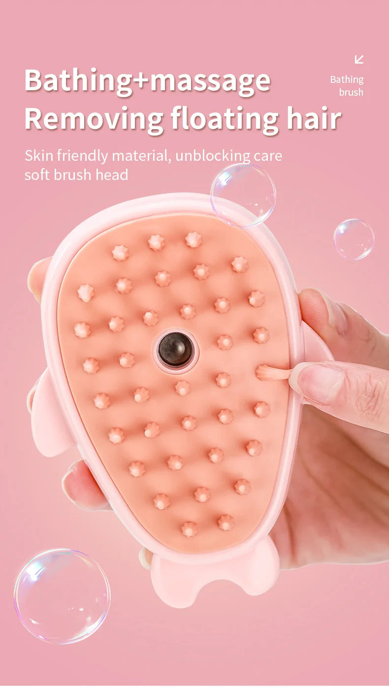 3-in-1 Steam Pet Grooming Brush