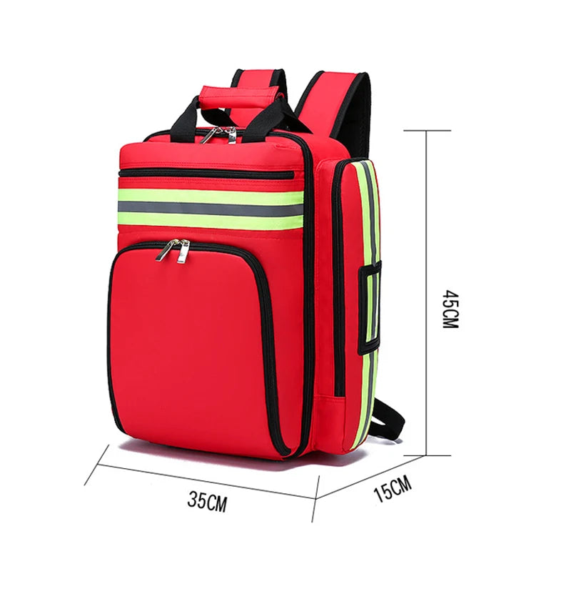 Large Capacity Emergency First Aid Backpack