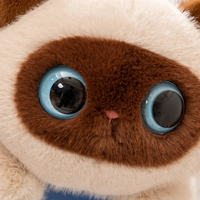 Big Eyes Plush Cat Pillow Toy
