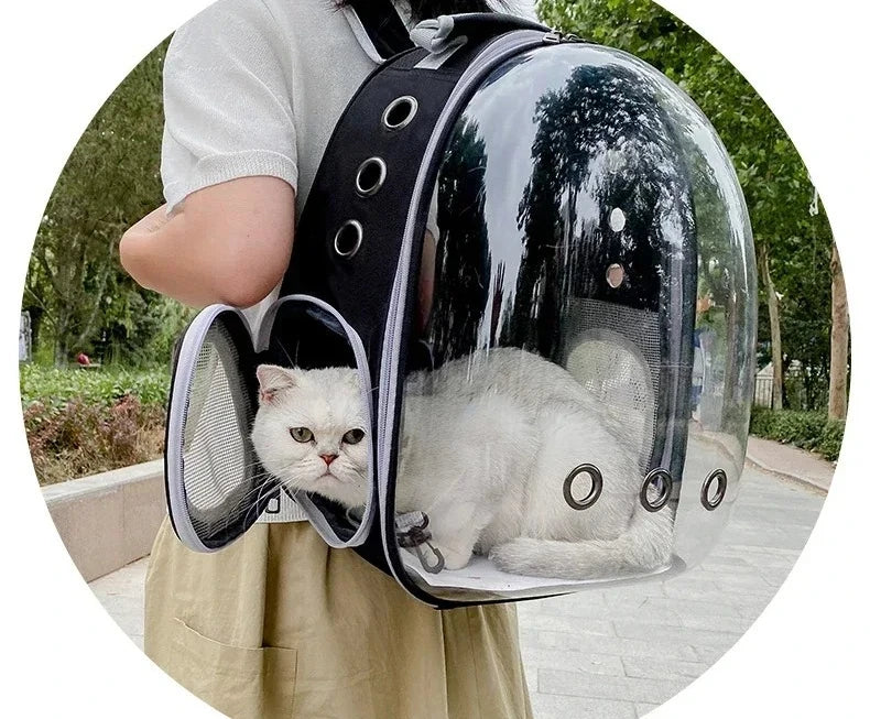 Transparent Space Capsule Pet Carrier Backpack