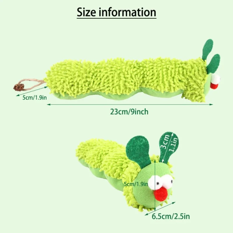 Catnip & Silvervine Caterpillar Cat Toy