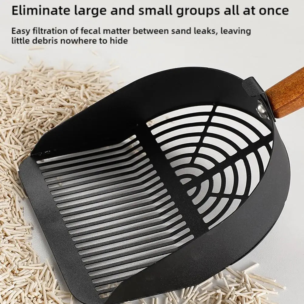 Stainless Steel Cat Litter Scoop with Long Handle