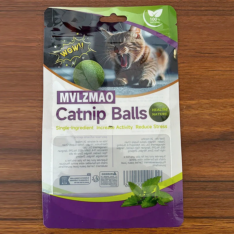 Natural Catnip Ball Chew Toy