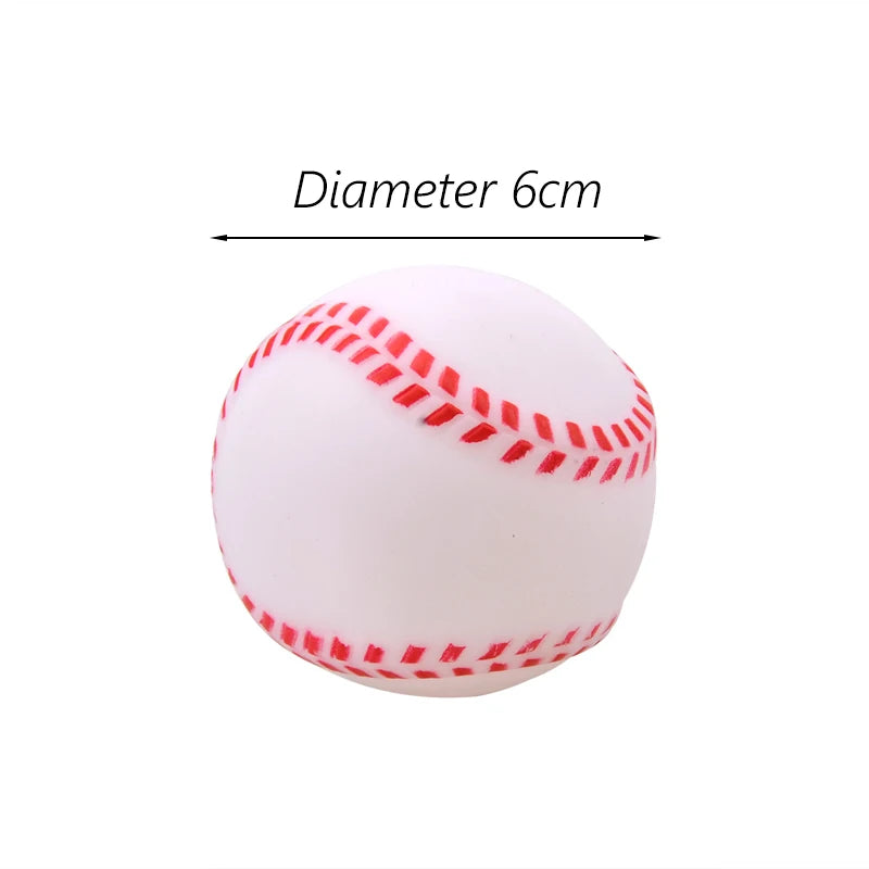 Squeaky Rubber Dog Ball Toy