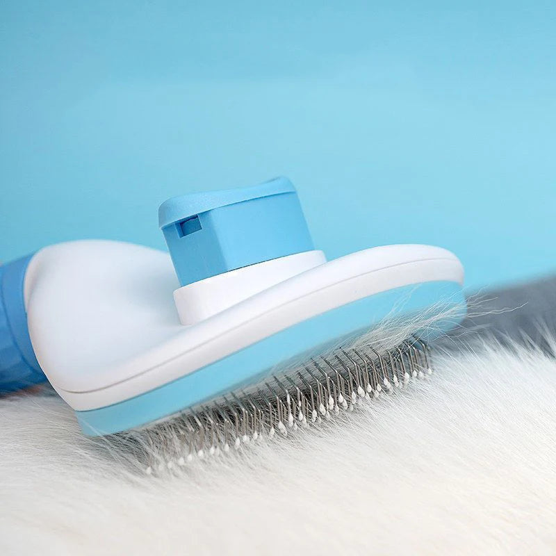 Stainless Steel Pet Grooming & Deshedding Brush