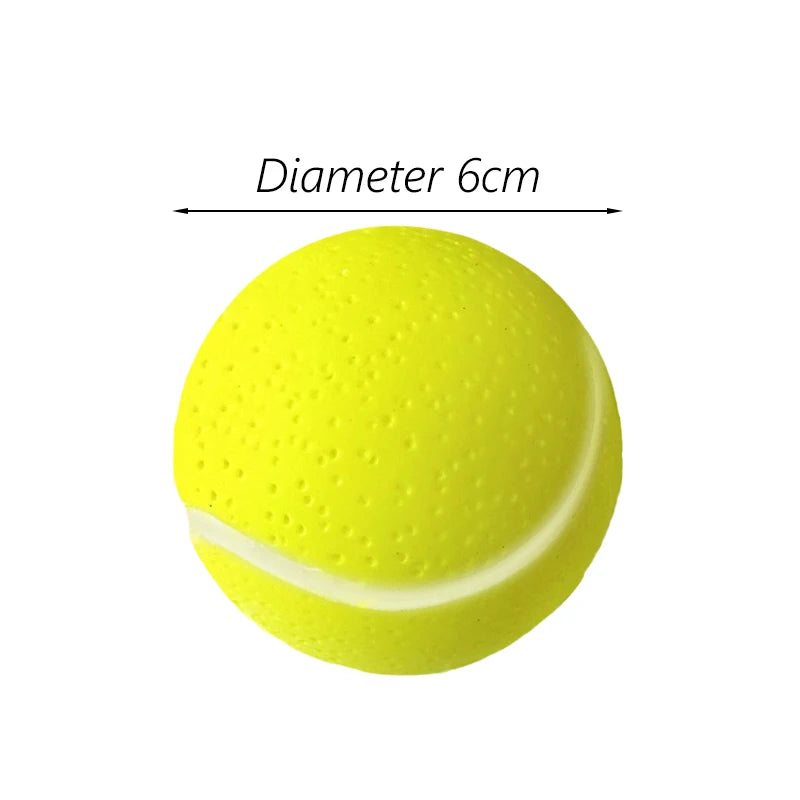 Squeaky Rubber Dog Ball Toy