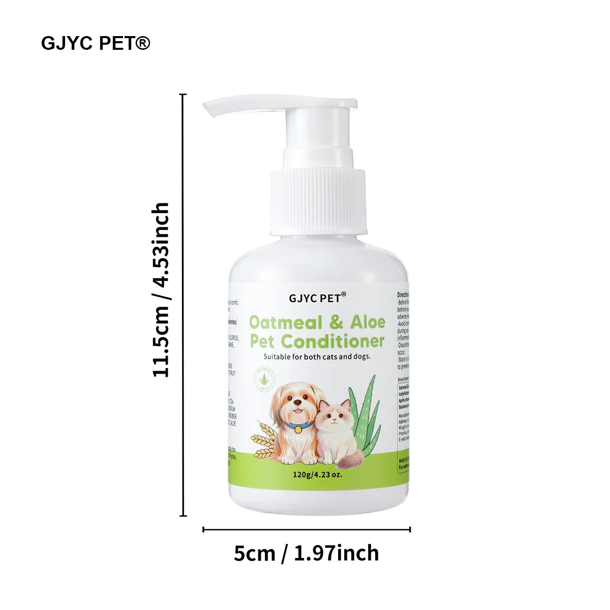 Oatmeal Pet Conditioner for Sensitive Skin