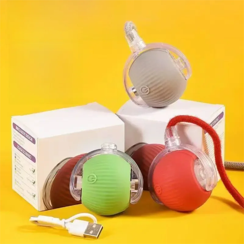 Automatic Rechargeable Interactive Dog Ball Toy