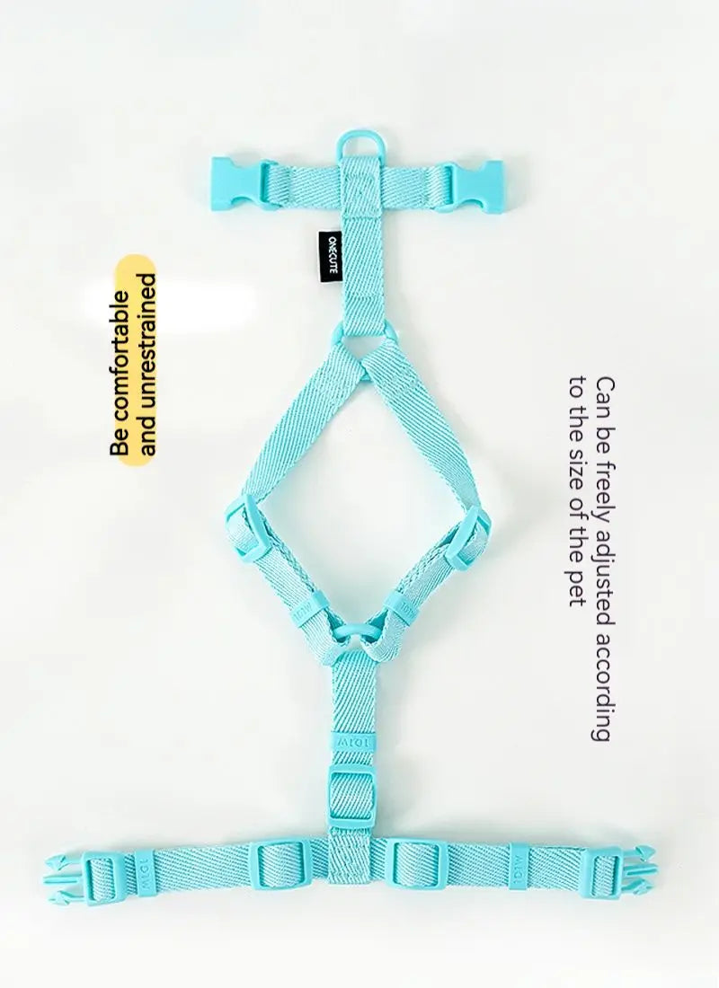 Reflective Adjustable Dog Harness, Collar & Leash Set