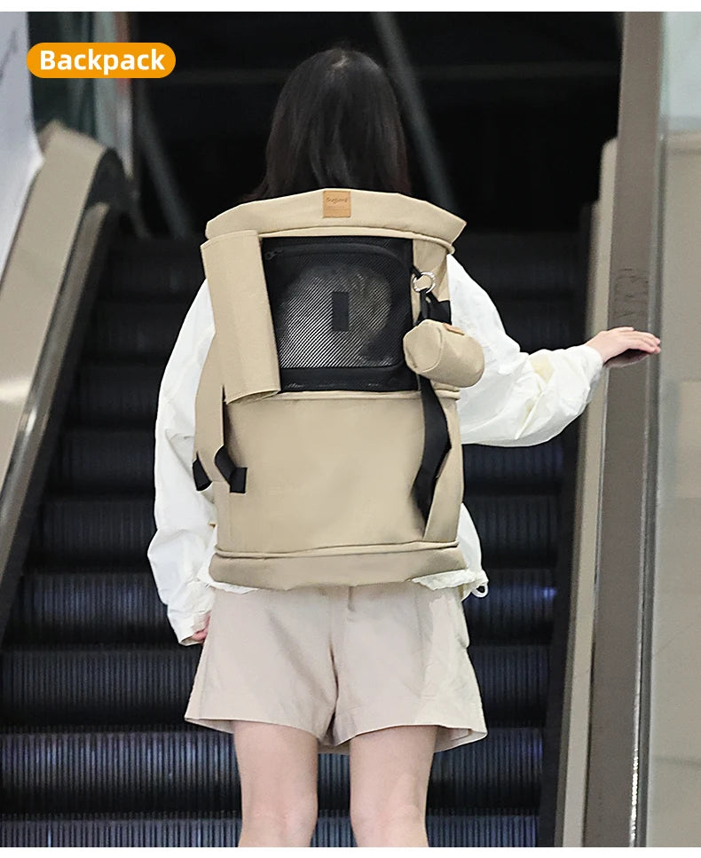 2-in-1 Pet Carrier Backpack & Tote Bag