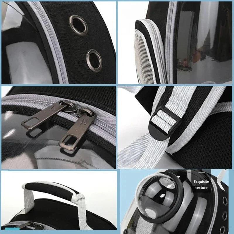 Transparent Space Capsule Pet Carrier Backpack