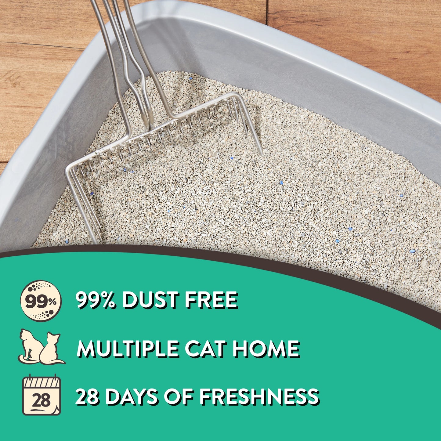 4-Pack Clumping Clay Cat Litter (Fresh Scent)
