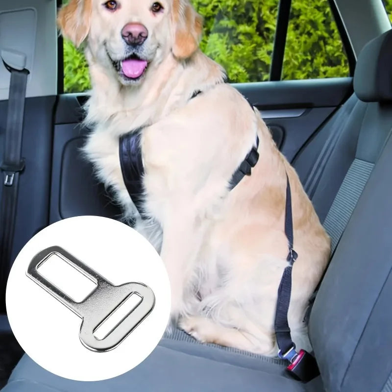 Metal Pet Seat Belt Adapter for Cars & Trucks