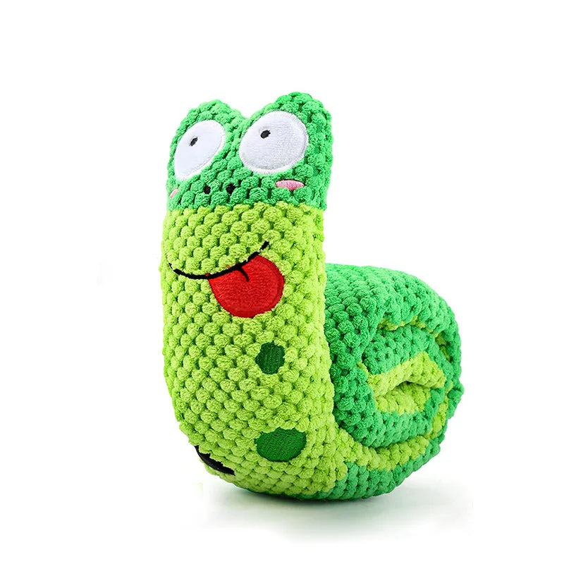 Interactive Snail Puzzle Feeder Dog Toy