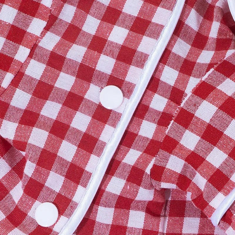 Plaid Pet Pajamas