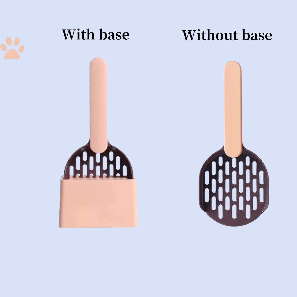 Self-Cleaning Cat Litter Scoop with Holder