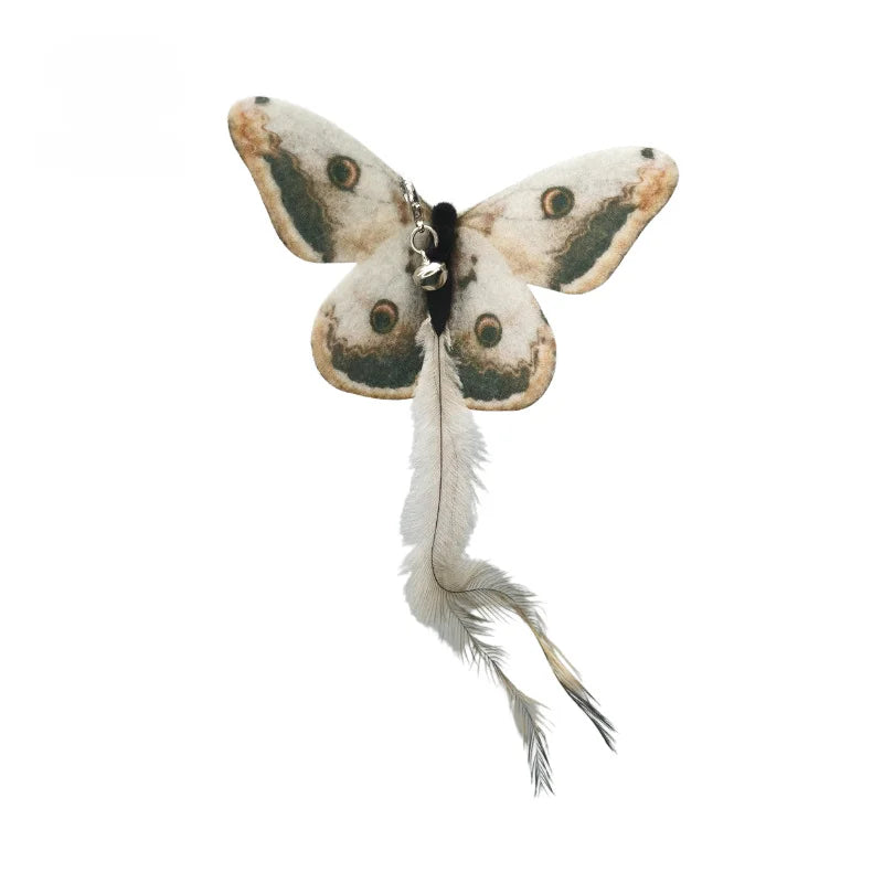 Hands-Free Suction Cup Feather Cat Wand Toy