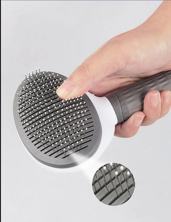 Stainless Steel Pet Grooming & Deshedding Brush