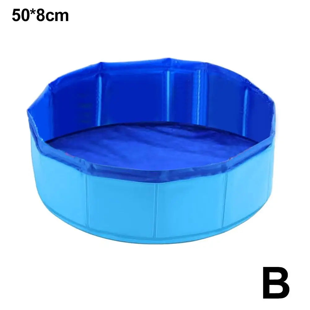 Foldable Pet Splash Pool & Interactive Water Toy